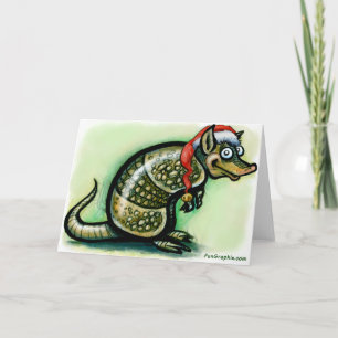 Tarjeta Festiva Navidades de Armadillo