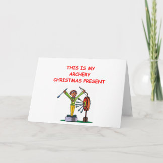 TARJETA FESTIVA NAVIDADES DE ARQUERÍA