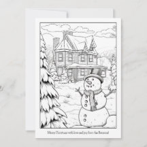 Navidades de arte casero de la familia Cute Snowma