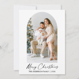 Tarjeta Festiva Navidades de arte fotográfico con escritura tinta