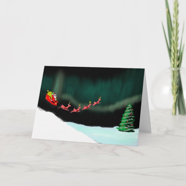 Tarjeta Festiva Navidades de Aurora (Anverso)