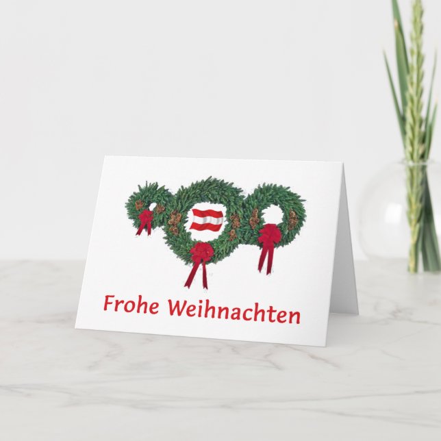 Tarjeta Festiva Navidades de Austria 2 (Anverso)