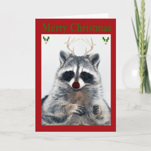 Tarjeta Festiva navidades de azúcar rojo