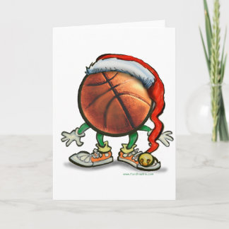 Tarjeta Festiva Navidades de baloncesto