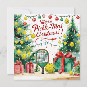 Tarjeta Festiva Navidades de baloncesto con la temática de Santa C