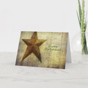 Tarjeta Festiva Navidades de Barn Star