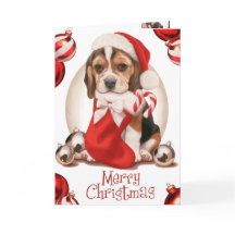 Navidades de Beagle Puppy