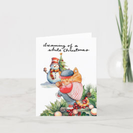 Tarjeta Festiva Navidades de béisbol