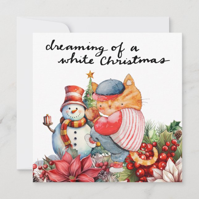 Tarjeta Festiva Navidades de béisbol (Anverso)