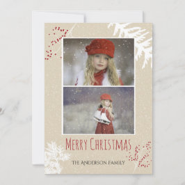 Tarjeta Festiva Navidades de Berry
