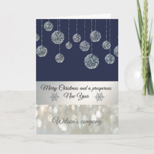 Tarjeta Festiva Navidades de bokek Purpurinoso bailan corporacione