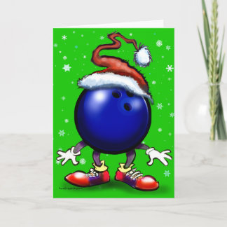 Tarjeta Festiva Navidades de boliche