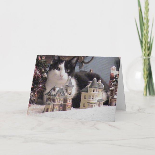 Tarjeta Festiva Navidades de Boo Boo (Anverso)