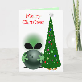 Tarjeta Festiva Navidades de Bowler