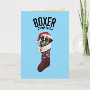 Tarjeta Festiva Navidades de Boxer