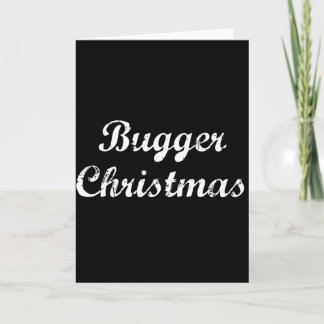 Tarjeta Festiva Navidades de bugger