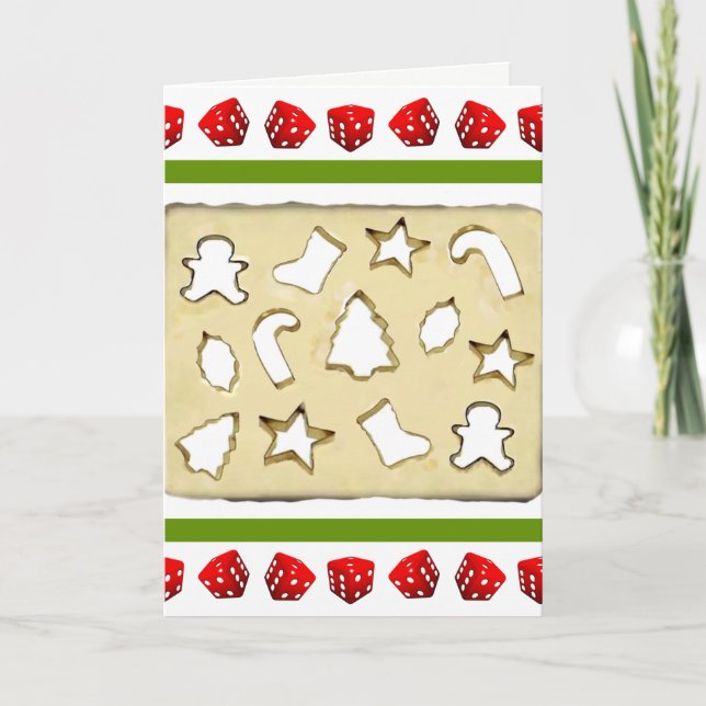 Tarjeta Festiva Navidades de Bunco (Anverso)