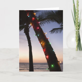 Tarjeta Festiva Navidades de California