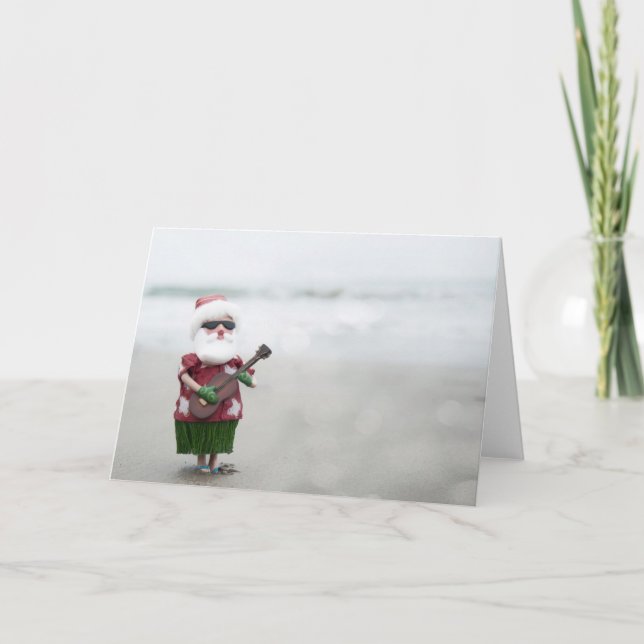 Tarjeta Festiva Navidades de California (Anverso)