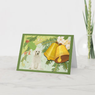 Tarjeta Festiva Navidades de canapé de cartas