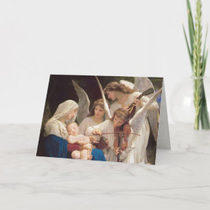 Tarjeta Festiva Navidades de Canción de los Ángeles