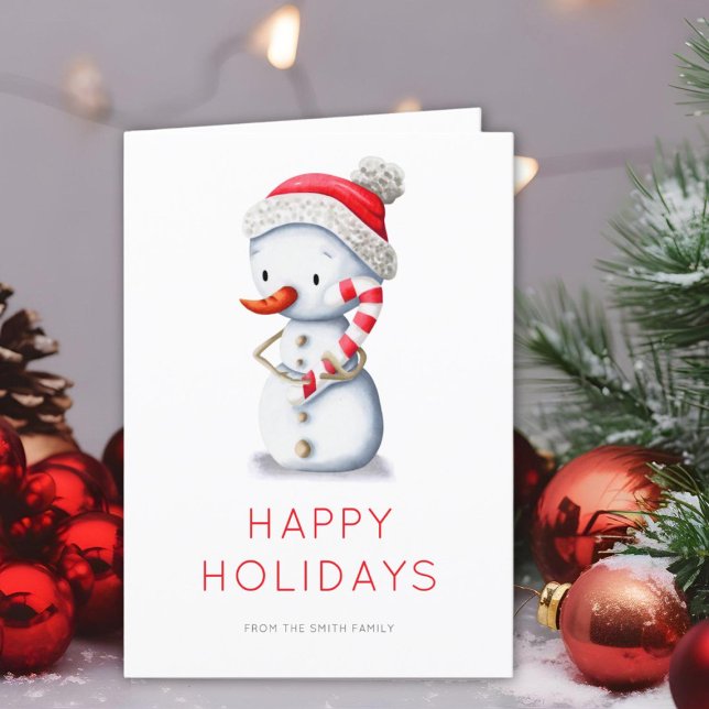 Tarjeta Festiva Navidades de Candy Cane (Subido por el creador)