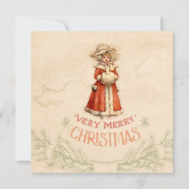 Tarjeta Festiva NAVIDADES de Caroler de Victoria
