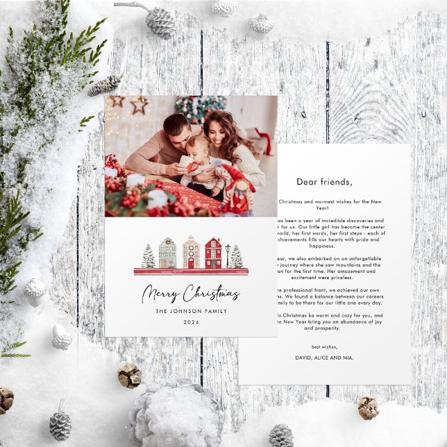 Tarjeta Festiva Navidades de casas pequeñas Foto de actualización  (Subido por el creador)