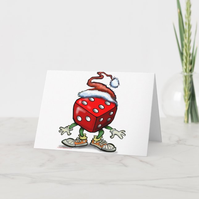 Tarjeta Festiva Navidades de Casino (Anverso)