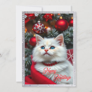Tarjeta Festiva Navidades de Catlovers simplemente encantados