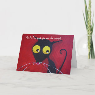 Tarjeta Festiva Navidades de Catnip