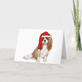 Tarjeta Festiva Navidades de Cavalier King Charles Spaniel
