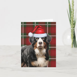 Tarjeta Festiva Navidades de caza de montaña de Bernese