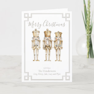 Tarjeta Festiva Navidades de cazatalentos de oro