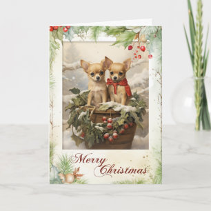 Tarjeta Festiva Navidades de Chihuahua