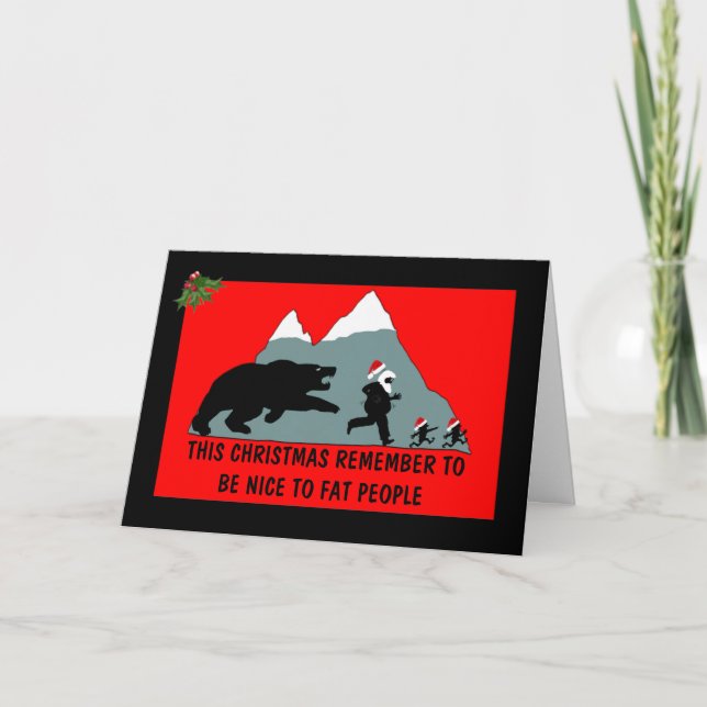 Tarjeta Festiva Navidades de chiste (Anverso)