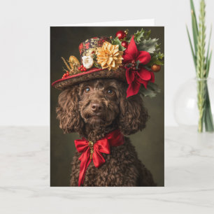 Tarjeta Festiva Navidades de chocolate de Victorian