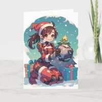 Navidades de Ciencia Ficción de Anime Chica