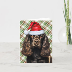 Tarjeta Festiva Navidades de Cocker Green Green