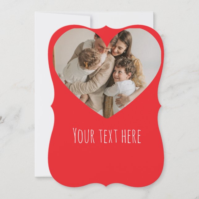 Tarjeta Festiva Navidades de collage de fotografías (Anverso)