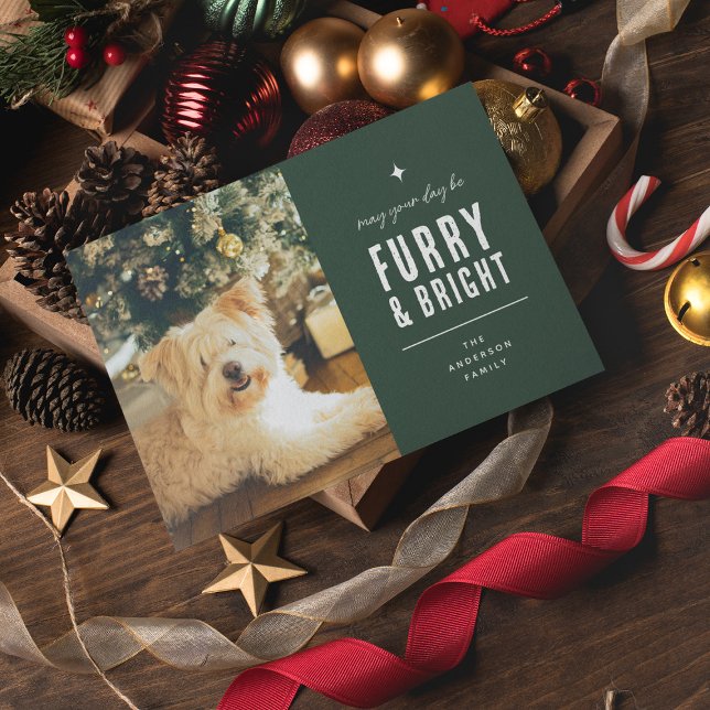 Tarjeta Festiva Navidades de Collage de fotos de perro moderno y b (Subido por el creador)