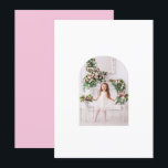 Tarjeta Festiva Navidades de Coquette Foto de la familia Doodle Ve<br><div class="desc">La tarjeta de Navidades de la tarjeta de vacaciones Coquette Navidades Family Photo Whimsical Pink Green Doodle incluye tu foto favorita Para ser usada con el marco de terciopelo coordinado de una llamativa coqueta floral en rosa y verde con una arco rosa y personalizada con el texto de tu personalizado...</div>