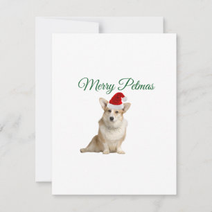 Tarjeta Festiva Navidades de Corgi