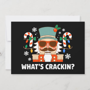 Tarjeta Festiva Navidades de Crackin Nochebuena graciosa