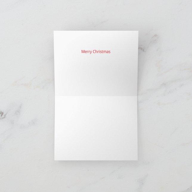 Tarjeta Festiva Navidades de Dairy Lodge (Interior)