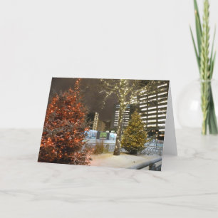 Tarjeta Festiva Navidades de Detroit