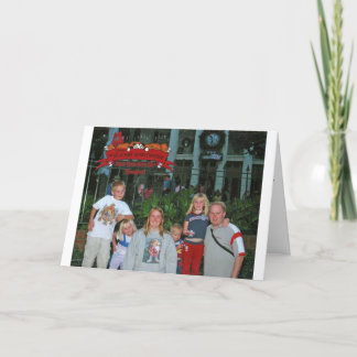Tarjeta Festiva Navidades de Disneyland
