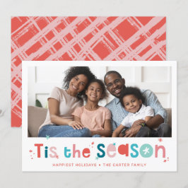 Tarjeta Festiva NAVIDADES de diversión de HOLIDAY PHOTO cita esta 