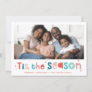 Tarjeta Festiva NAVIDADES de diversión de HOLIDAY PHOTO cita esta