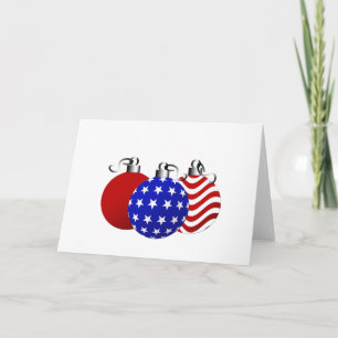 Tarjeta Festiva Navidades de Estados Unidos